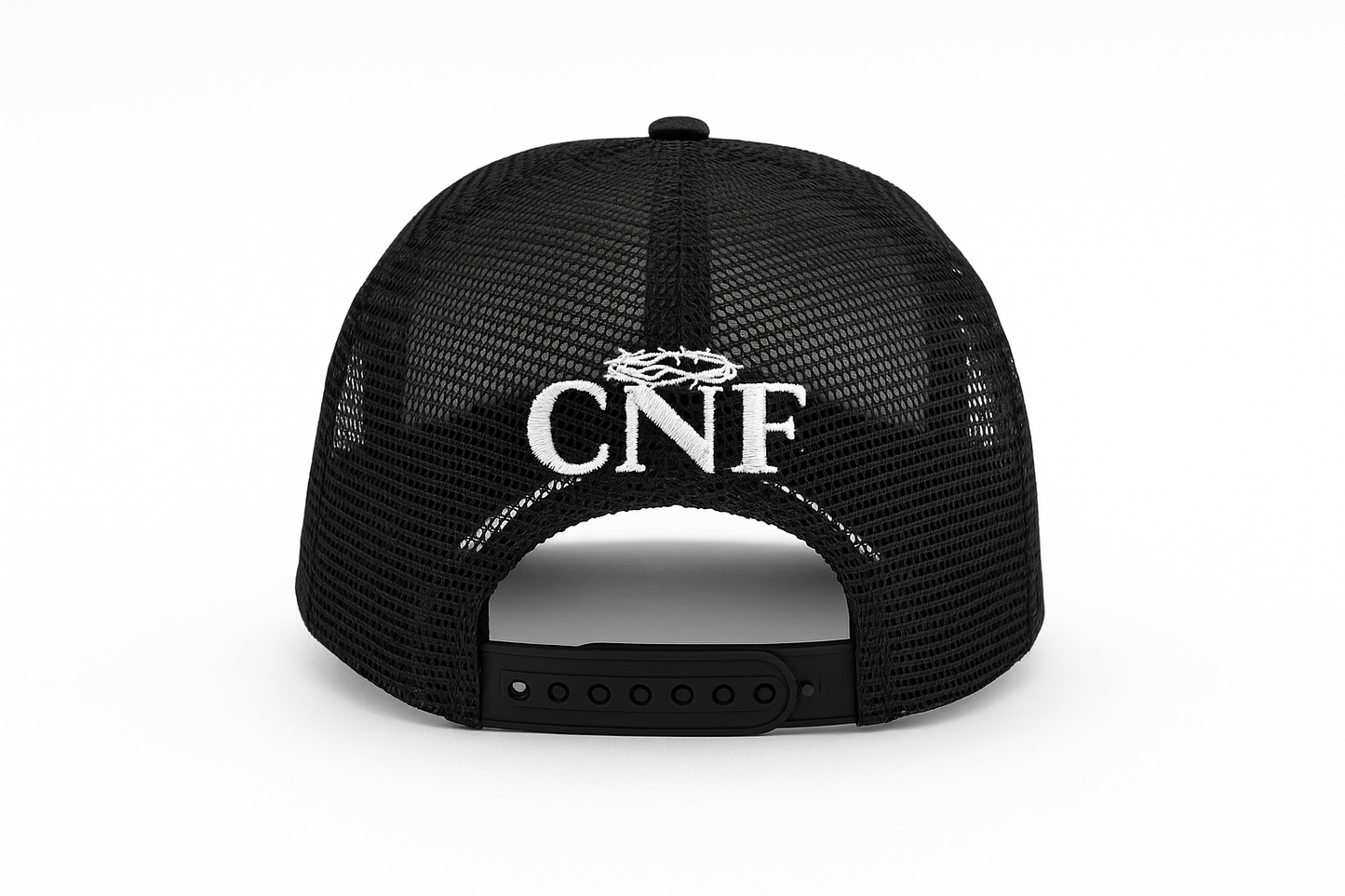 “Covered by the Blood” Premium Snapback – Black/Red