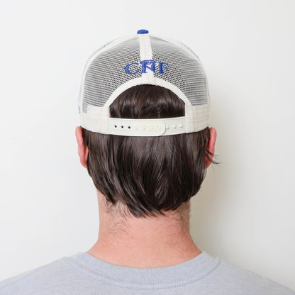 “Miracles, Signs & Wonders” Premium Snapback – Cream & Royal Blue