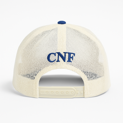 “Miracles, Signs & Wonders” Premium Snapback – Cream & Royal Blue